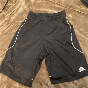 Adidas Black Athletic Shorts Lightweight Breathable Design